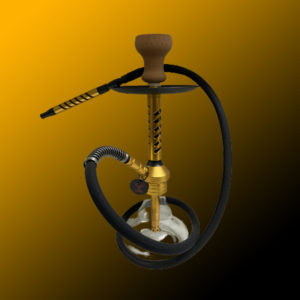 SISHA NARGUILLE HOOKAH TORO ALFA DORADA